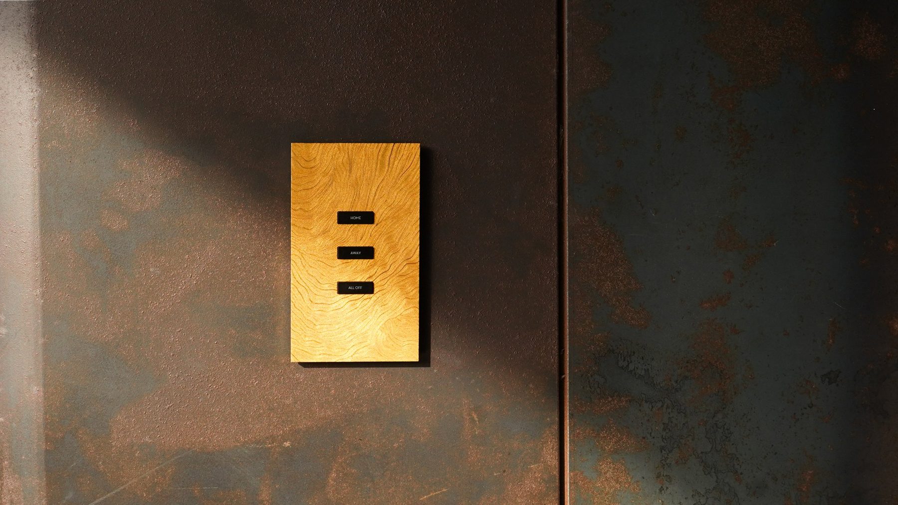 Sublime panel with Home, Away and All Off keys